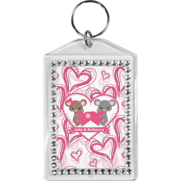 Custom Valentine's Day Bling Keychain (Personalized)