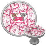 Valentine's Day Cabinet Knob (Silver) (Personalized)