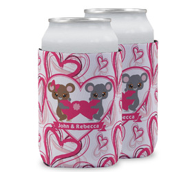 Valentine's Day Can Cooler (12 oz) w/ Couple's Names
