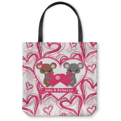 Valentine's Day Canvas Tote Bag - Medium - 16"x16" (Personalized)