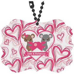 Valentine's Day Rear View Mirror Charm (Personalized)