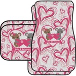 Valentine's Day Car Floor Mats Set - 2 Front & 2 Back (Personalized)