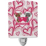 Valentine's Day Ceramic Night Light (Personalized)