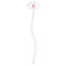 Valentine's Day Clear Plastic 7" Stir Stick - Oval - Single Stick