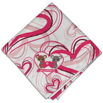 Valentine's Day Cloth Dinner Napkin - Single w/ Couple's Names