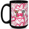 Valentine's Day Coffee Mug - 15 oz - Black Full