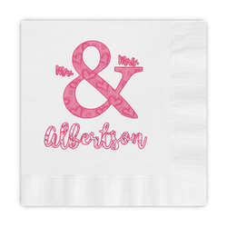 Valentine's Day Embossed Decorative Napkins (Personalized)