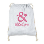 Valentine's Day Drawstring Backpack - Sweatshirt Fleece - Single Sided (Personalized)