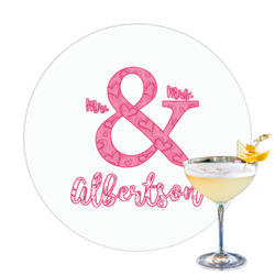 Valentine's Day Printed Drink Topper - 3.25" (Personalized)
