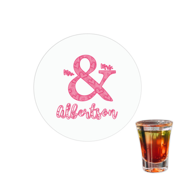 Custom Valentine's Day Printed Drink Topper - 1.5" (Personalized)