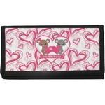 Valentine's Day Canvas Checkbook Cover (Personalized)