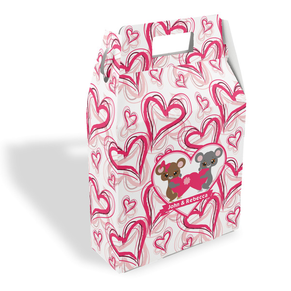 Custom Valentine's Day Gable Favor Box (Personalized)