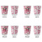 Valentine's Day Glass Shot Glass - Standard - Set of 4 - APPROVAL