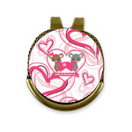 Valentine's Day Golf Ball Marker - Hat Clip - Gold