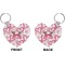 Valentine's Day Heart Keychain (Front + Back)