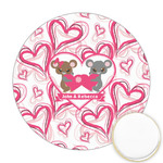 Valentine's Day Printed Cookie Topper - 2.5" (Personalized)