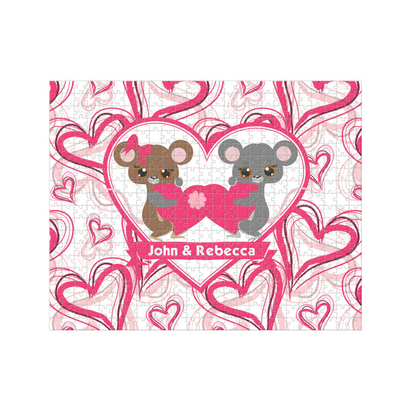 Custom Valentine's Day 500 pc Jigsaw Puzzle (Personalized)