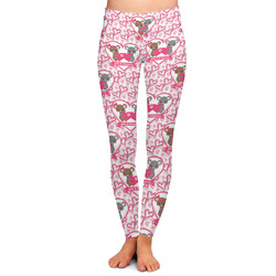 Valentine's Day Ladies Leggings - Large (Personalized)