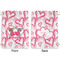 Valentine's Day Large Laundry Bag - Front & Back View