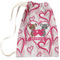 Valentine's Day Large Laundry Bag - Front View