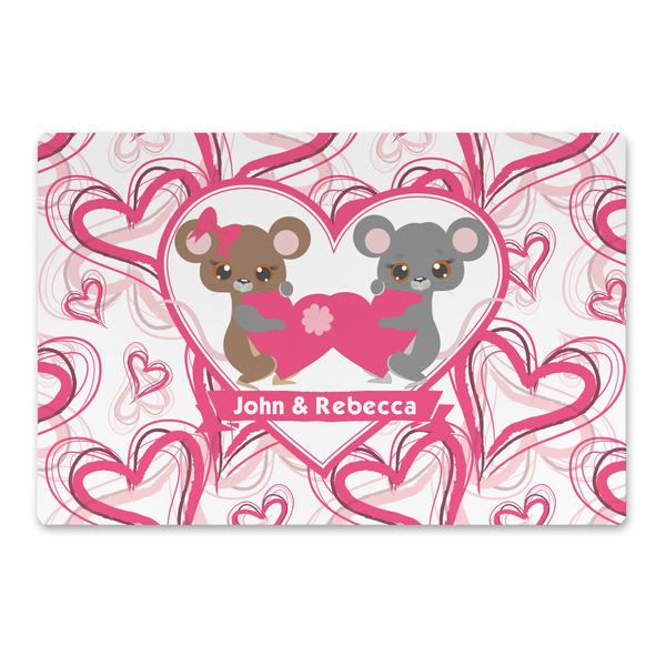 Custom Valentine's Day Large Rectangle Car Magnet (Personalized)