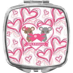 Valentine's Day Compact Makeup Mirror (Personalized)
