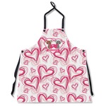 Valentine's Day Apron Without Pockets w/ Couple's Names