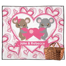 Valentine's Day Outdoor Picnic Blanket (Personalized)