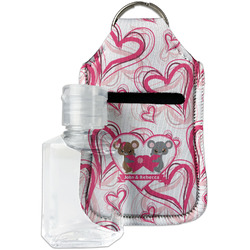 Valentine's Day Hand Sanitizer & Keychain Holder - Small (Personalized)