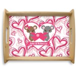 Valentine's Day Natural Wooden Tray - Large (Personalized)