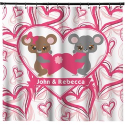 Valentine's Day Shower Curtain - 71" x 74" (Personalized)