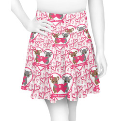 Valentine's Day Skater Skirt - X Small (Personalized)