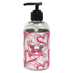 Valentine's Day Plastic Soap / Lotion Dispenser (8 oz - Small - Black) (Personalized)