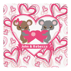 Valentine's Day Square Decal - Small (Personalized)