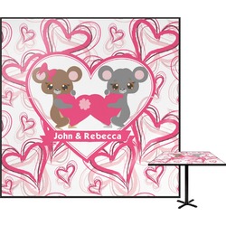 Valentine's Day Square Table Top - 30" (Personalized)