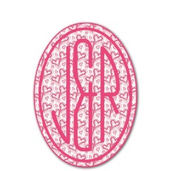 Valentine's Day Monogram Decal - Small (Personalized)