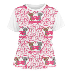 Valentine's Day Women's Crew T-Shirt - Medium (Personalized)