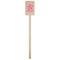 Valentine's Day Wooden 6.25" Stir Stick - Rectangular - Single Stick