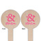 Valentine's Day Wooden 6" Food Pick - Round - Double Sided - Front & Back