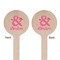Valentine's Day Wooden 7.5" Stir Stick - Round - Double Sided - Front & Back