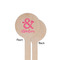 Valentine's Day Wooden 7.5" Stir Stick - Round - Single Sided - Front & Back