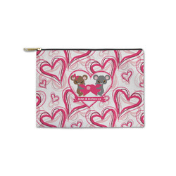 Valentine's Day Zipper Pouch - Small - 8.5"x6" (Personalized)