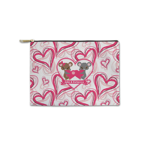 Custom Valentine's Day Zipper Pouch - Small - 8.5"x6" (Personalized)