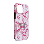 Valentine's Day iPhone Case - Rubber Lined - iPhone 13 Pro (Personalized)