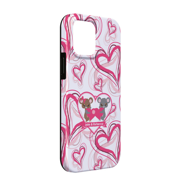 Custom Valentine's Day iPhone Case - Rubber Lined - iPhone 13 Pro (Personalized)