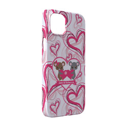 Valentine's Day iPhone Case - Plastic - iPhone 14 (Personalized)