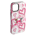 Valentine's Day iPhone Case - Rubber Lined - iPhone 15 Plus (Personalized)