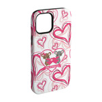 Valentine's Day iPhone Case - Rubber Lined - iPhone 15 (Personalized)