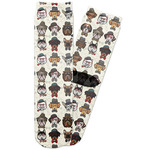 Hipster Dogs Adult Crew Socks