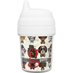 Hipster Dogs Baby Sippy Cup (Personalized)